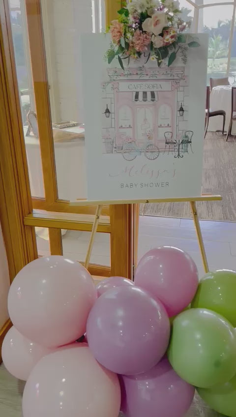 baby shower venue video